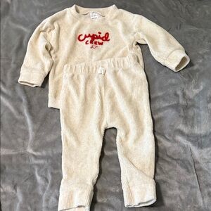 Carter's Cream Cupid Crew Kids One Piece